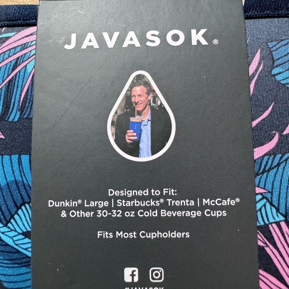 Sok It Java Sok Iced Coffee & Cold Soda Insulated Neoprene Cup Sleeve large - Picture 3 of 4